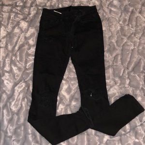 Joe’s ‘the skinny’ black distressed jeans